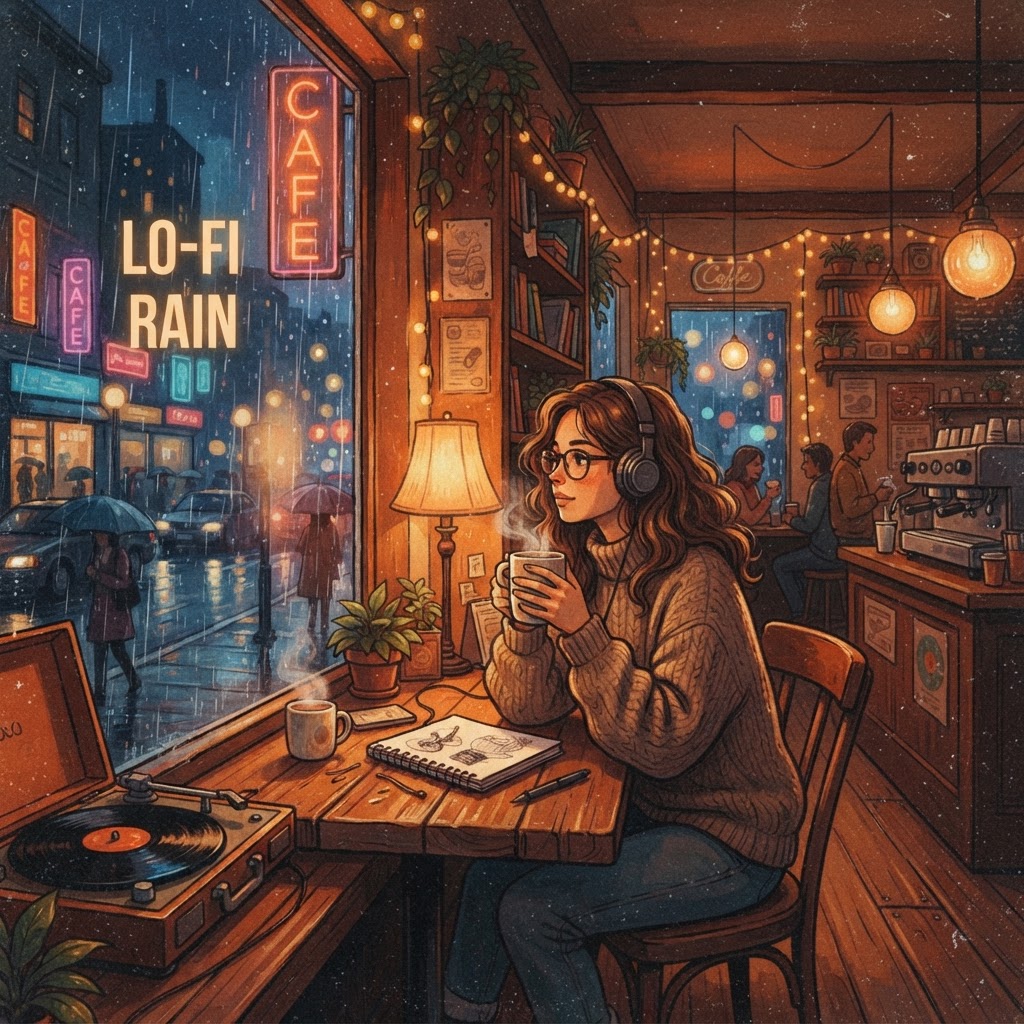 Coffee Shop Rain