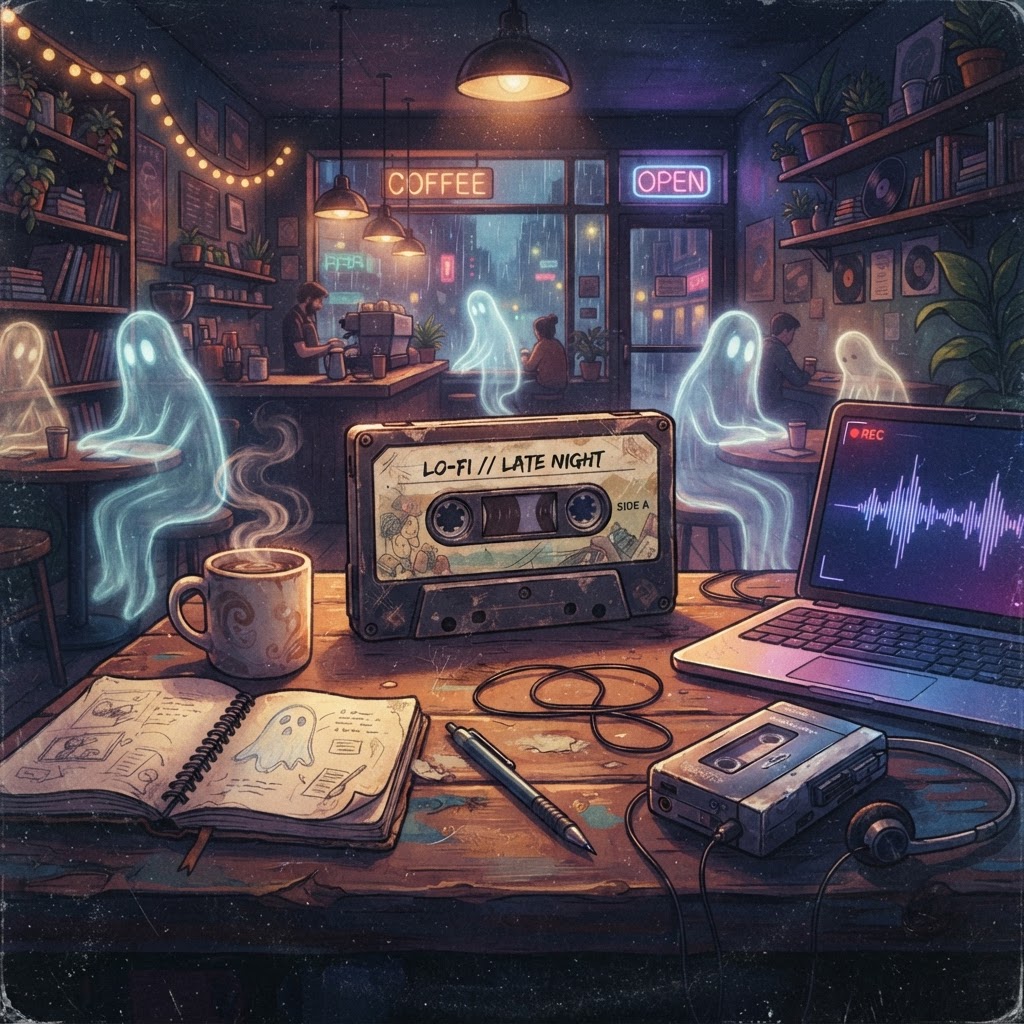 Late Night Coffee Shop Ghosts