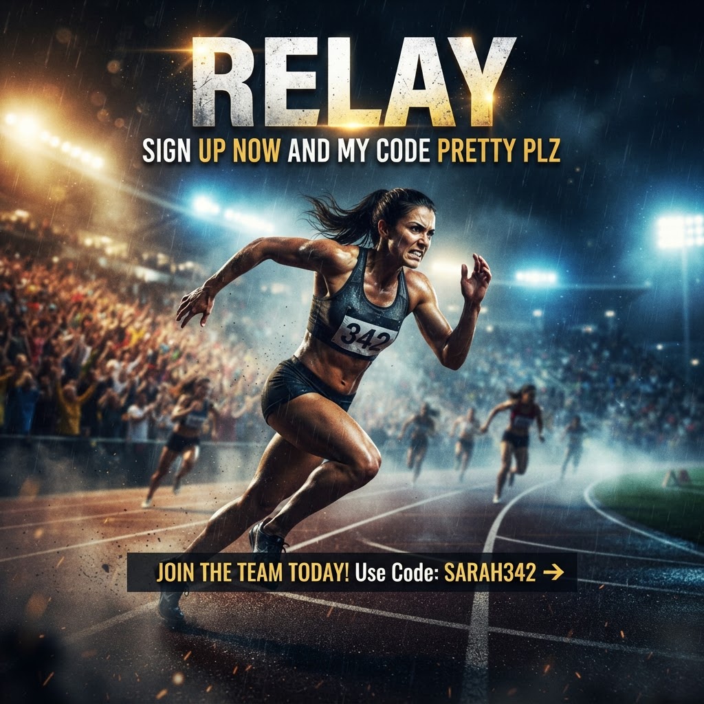 Relay sign up now and my code pretty plz