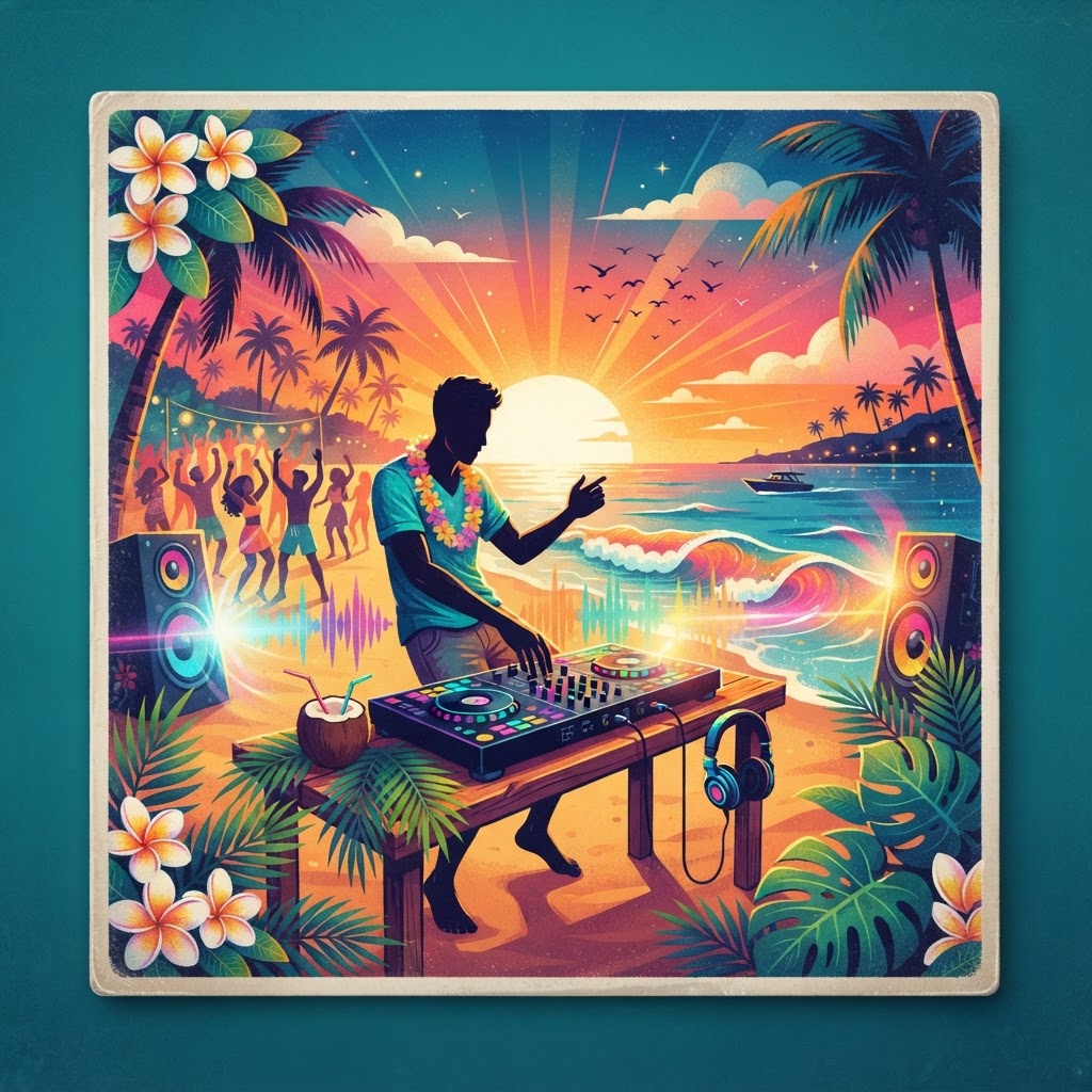 Sun-Drenched Tropical House Vibe