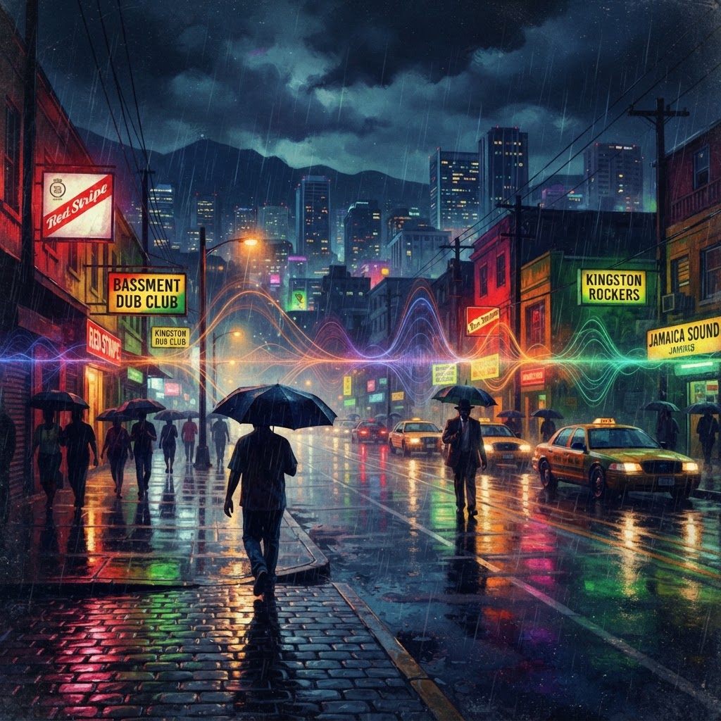 Midnight Rain On Kingston Streets