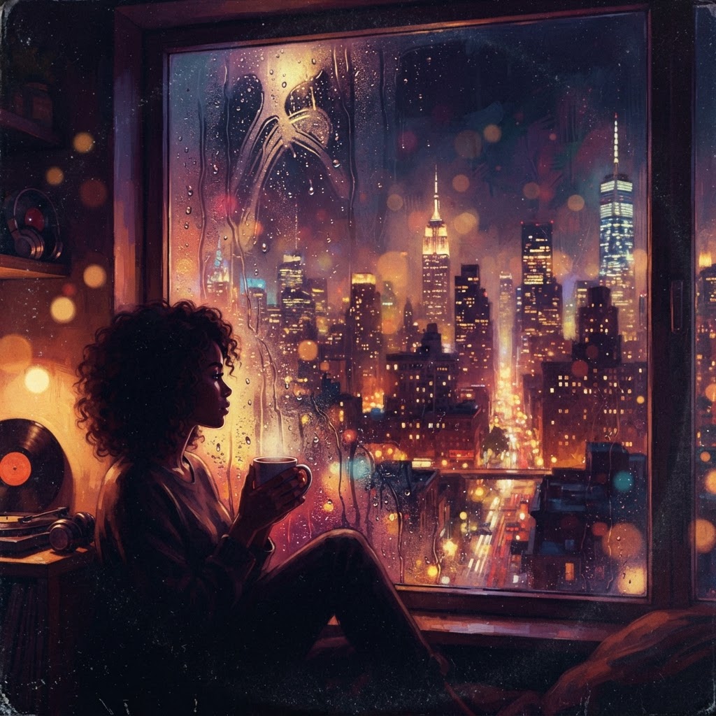 Glazed Windows and Skyline Glow
