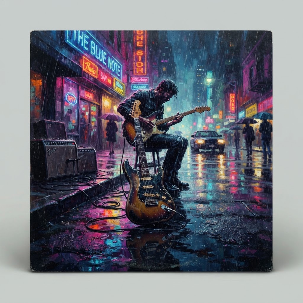 Midnight Rain on Cold Asphalt