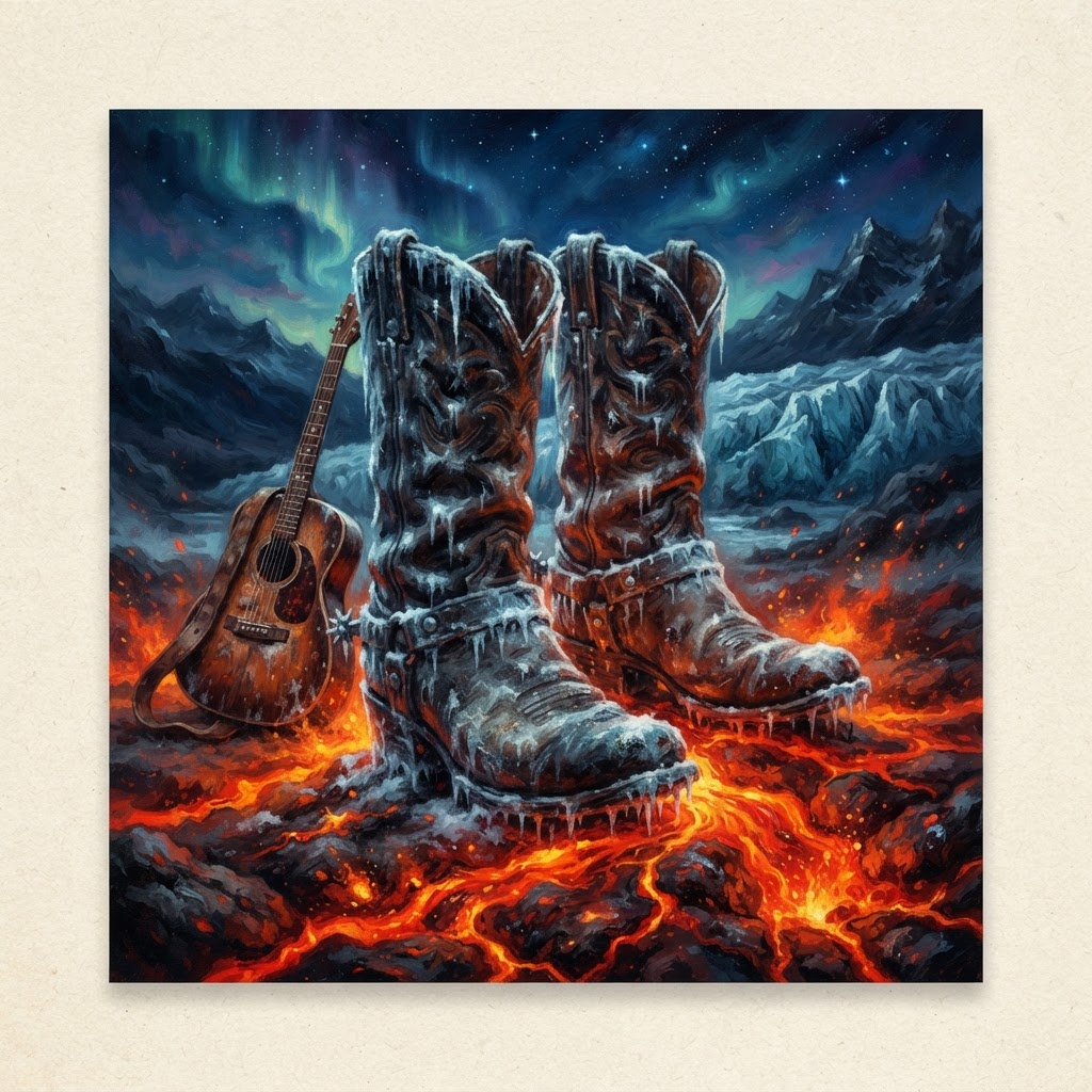 Glacier Boots On Molten Ground