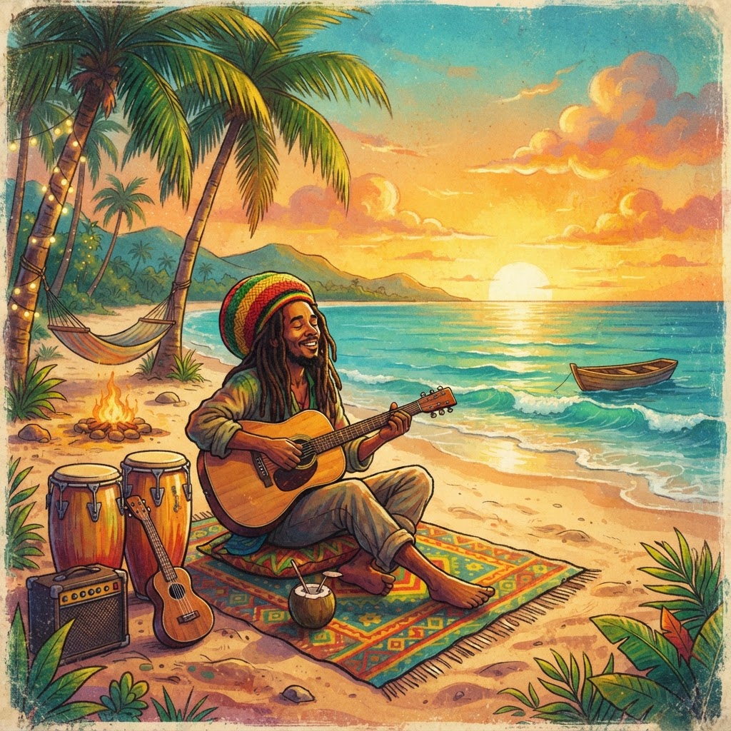 Sun-Drenched Island Reggae Chill 1