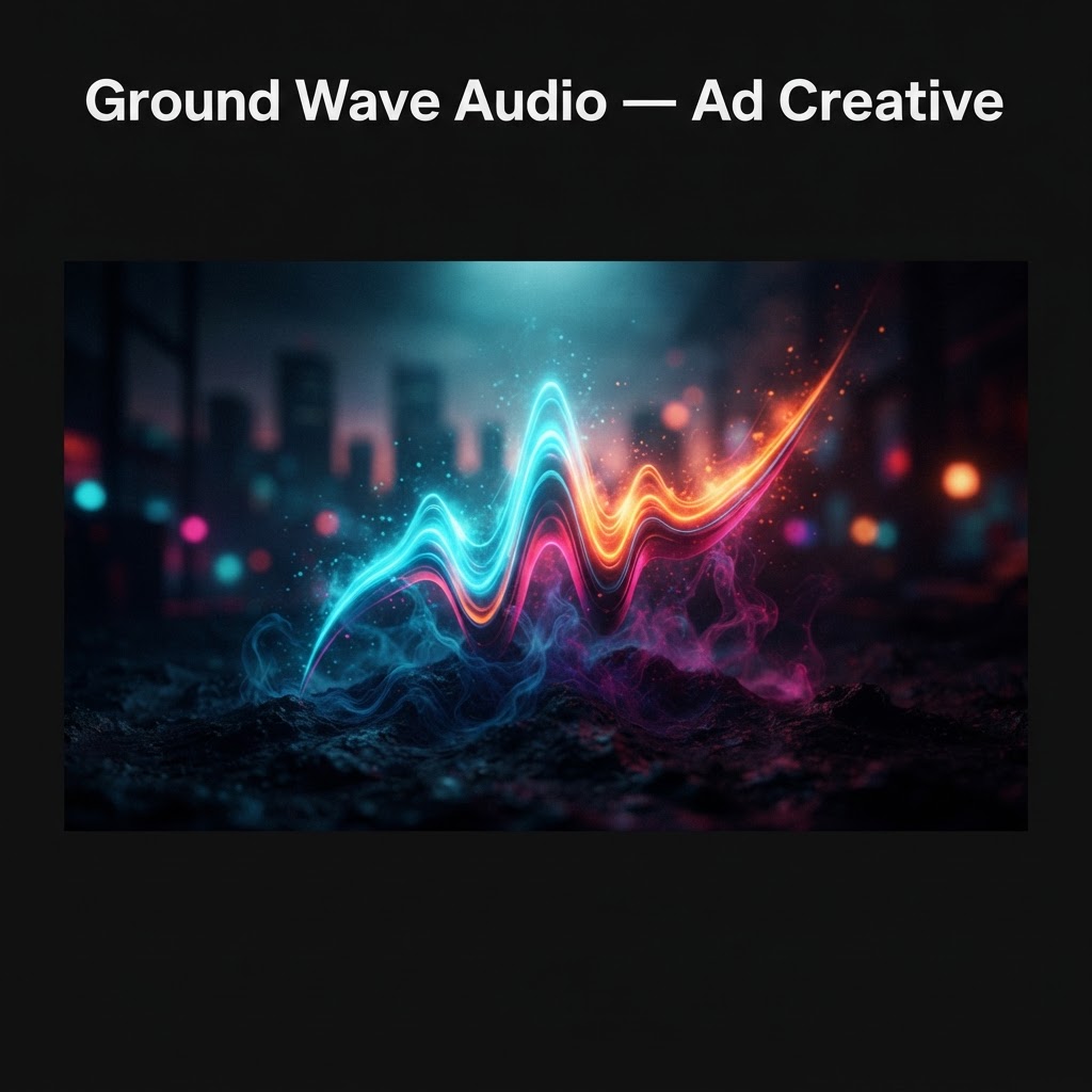 Ground Wave Audio — Ad Creative