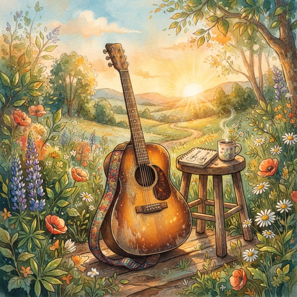 Sun-Drenched Morning Acoustic Folk