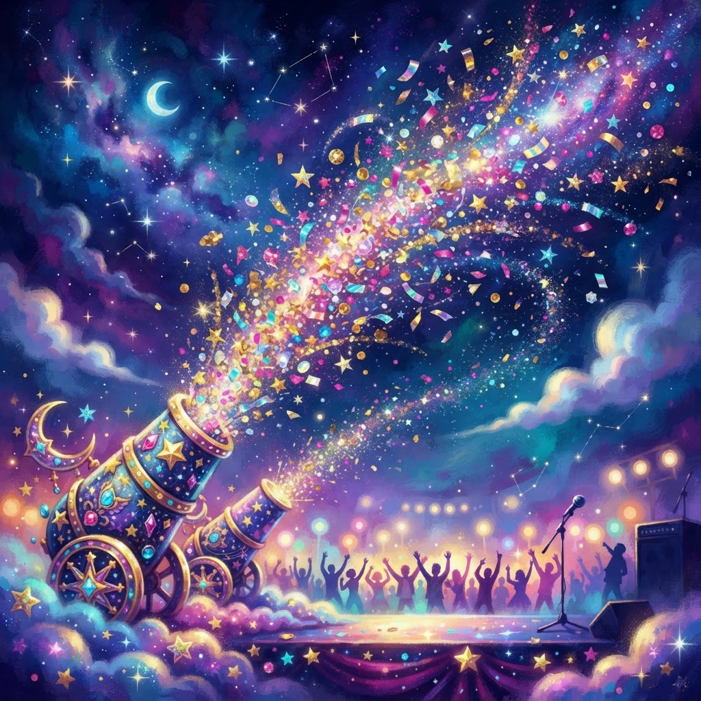 Glitter Cannons And Velvet Skies