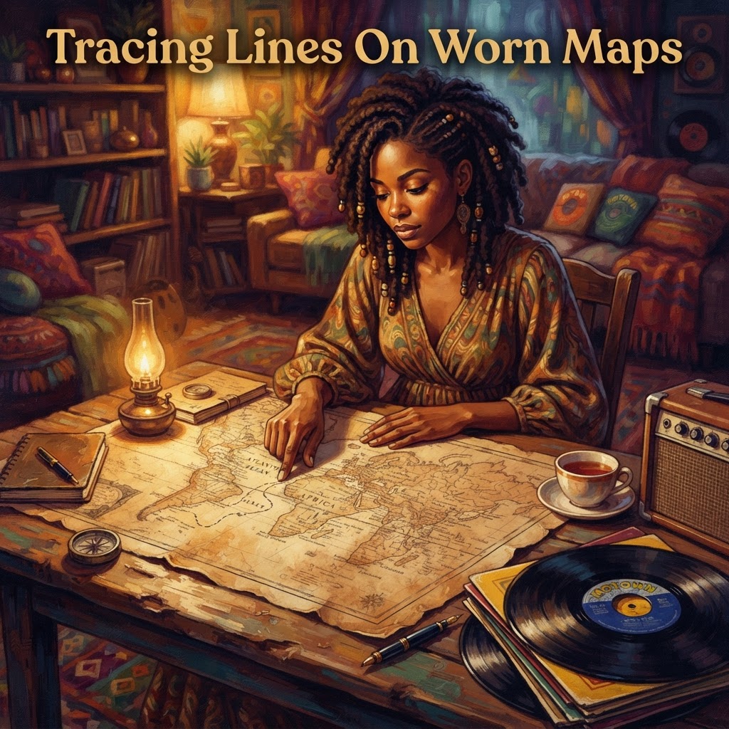 Tracing Lines On Worn Maps