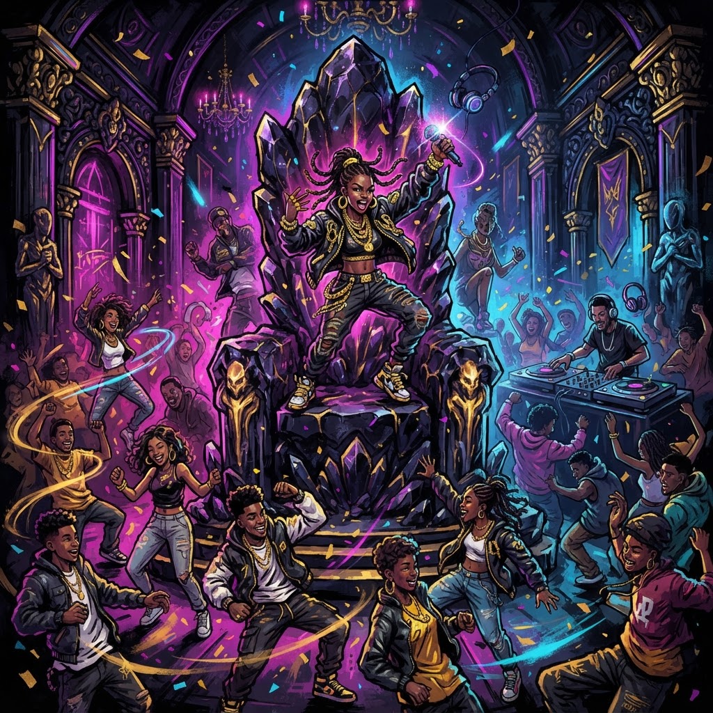 Obsidian Throne Room Revelry
