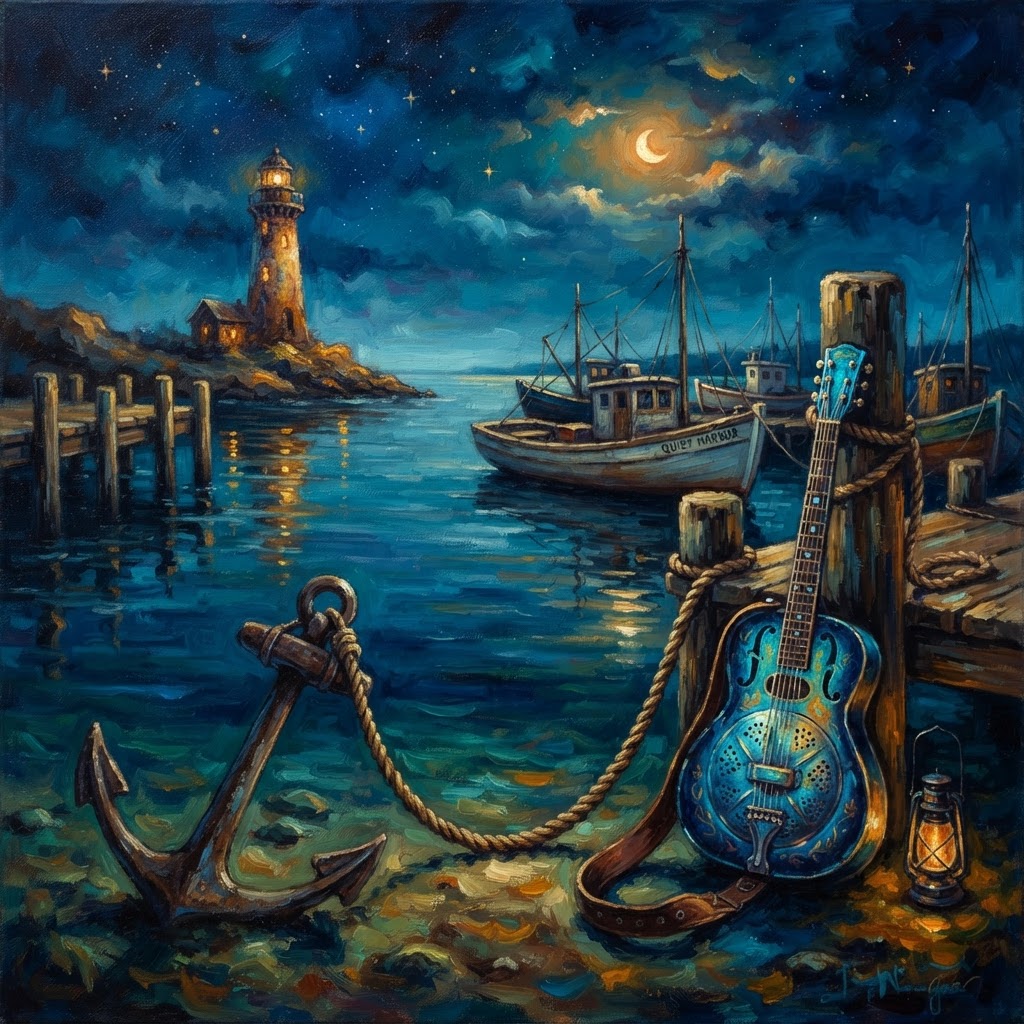 Anchors Held In Quiet Harbor
