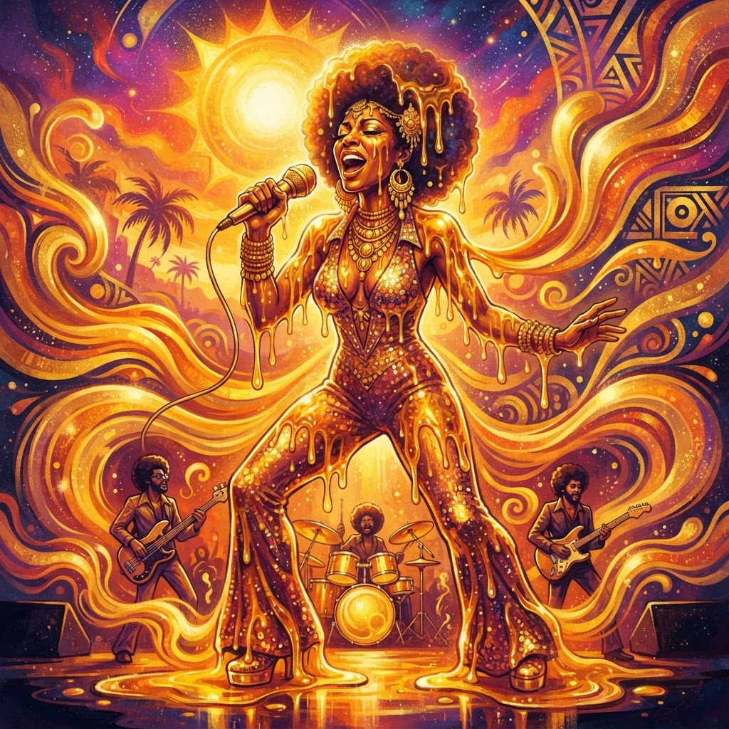 Heatwave Drenched In Honey Gold
