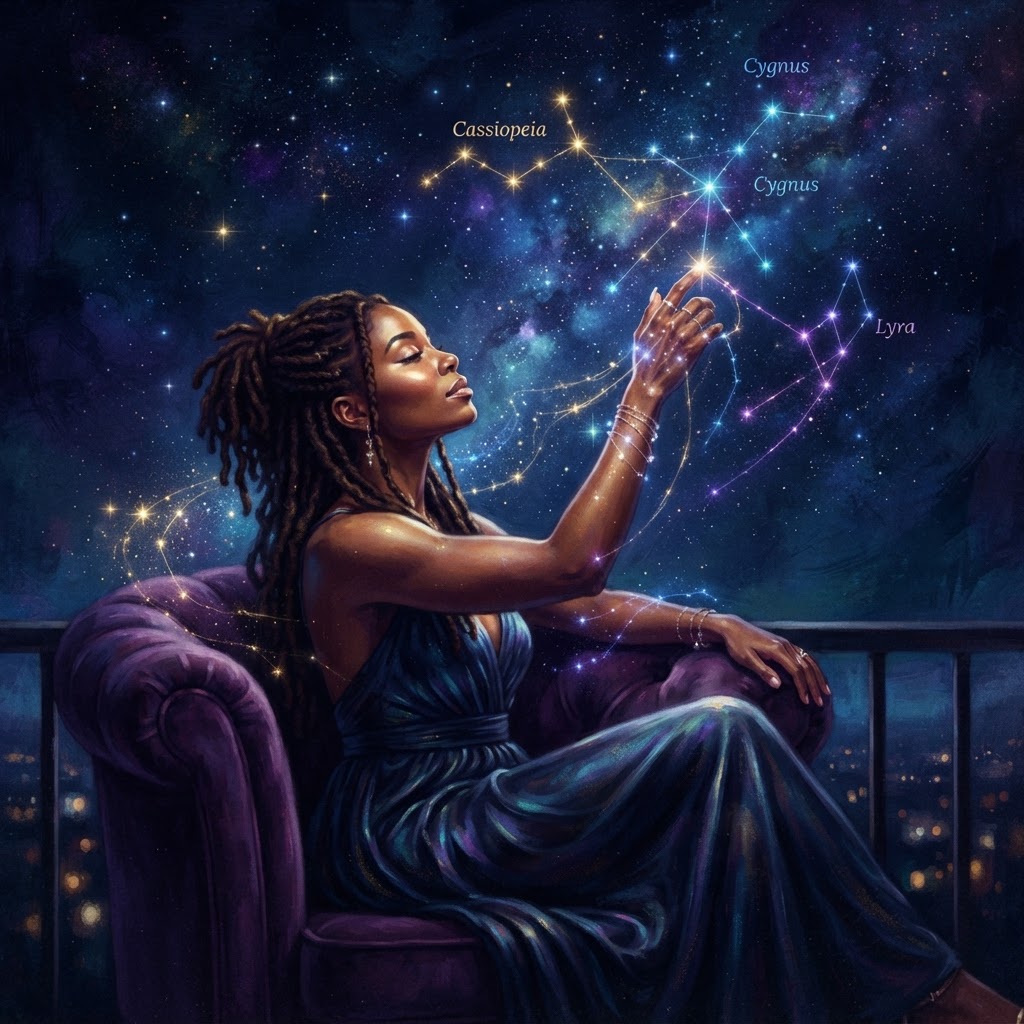 Tracing Stars In Velvet Silence