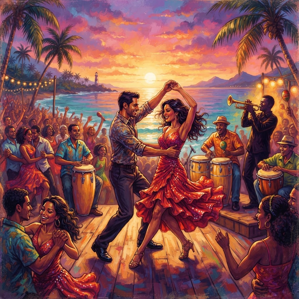 Salsa Sunset Tropical Rhythms