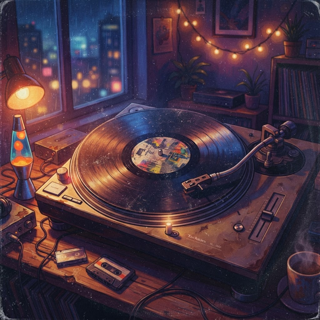Midnight Reflections On Dusty Vinyl