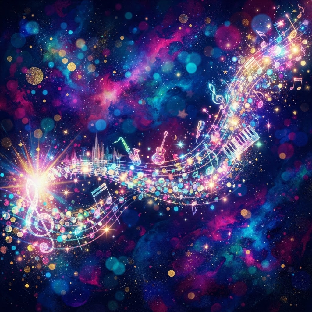 Glittering Traces Left Behind