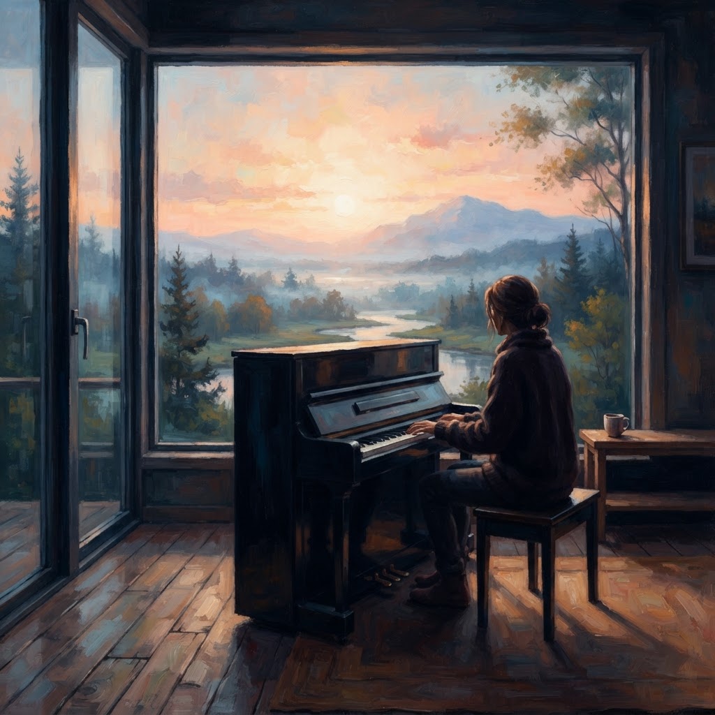 Quiet Morning Minimal Piano Reflection