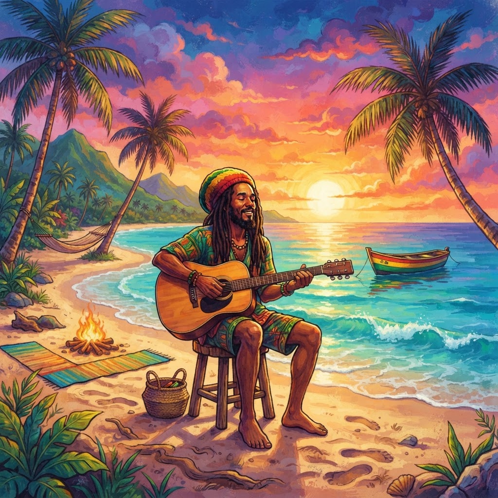Sun-Drenched Island Reggae Chill