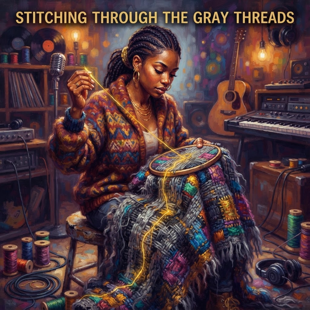 Stitching Through The Gray Threads
