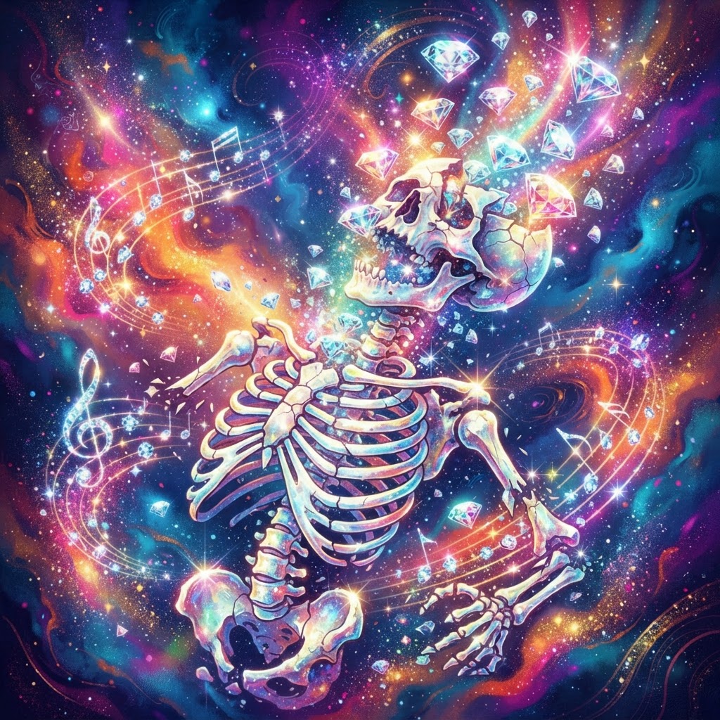 Fractured Bones Polished Into Diamonds