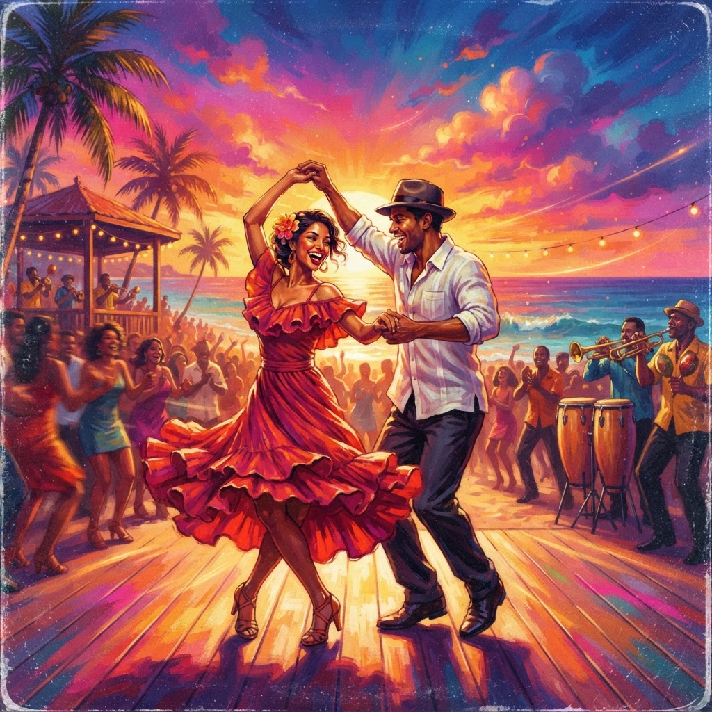 Salsa Sunset High Energy Latin