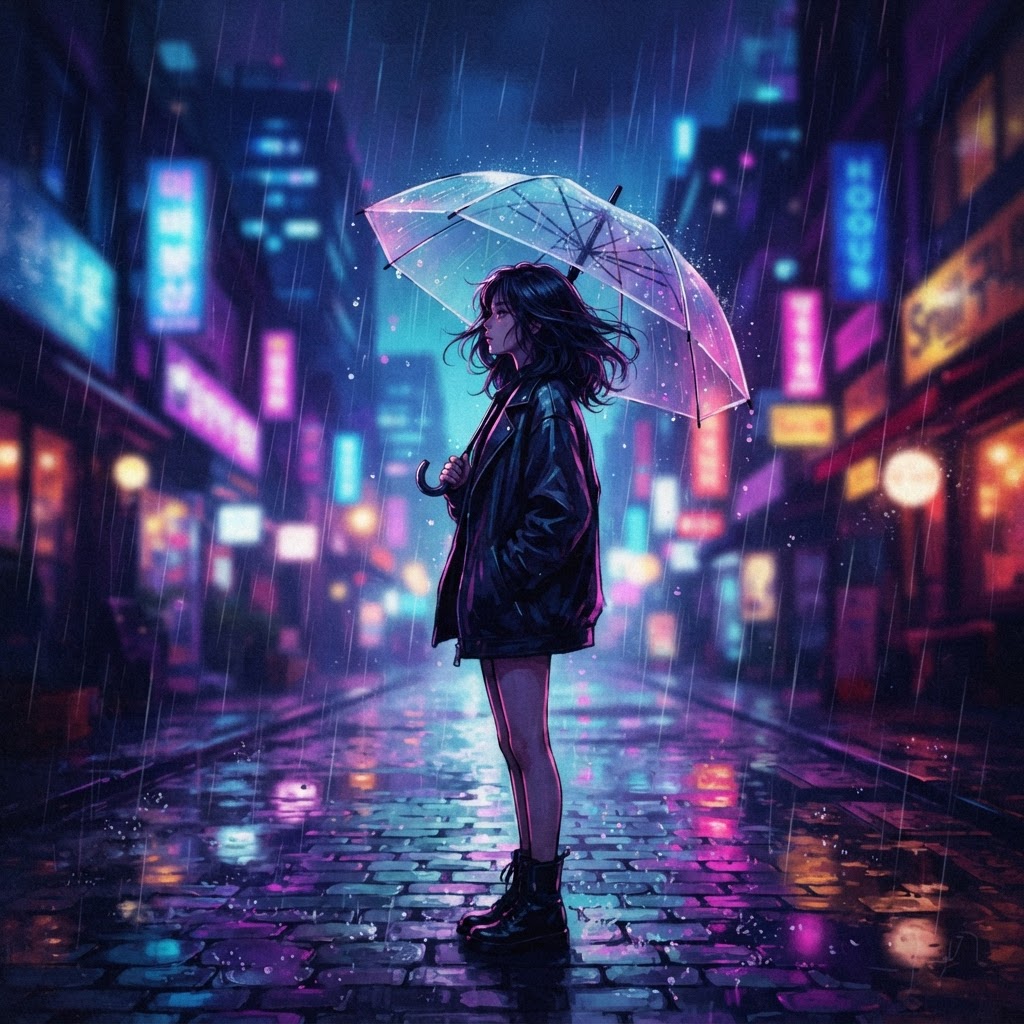 Midnight Echoes In The Rain