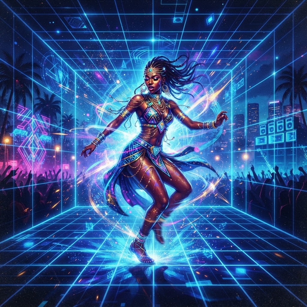 Flicker Through The Sapphire Grid