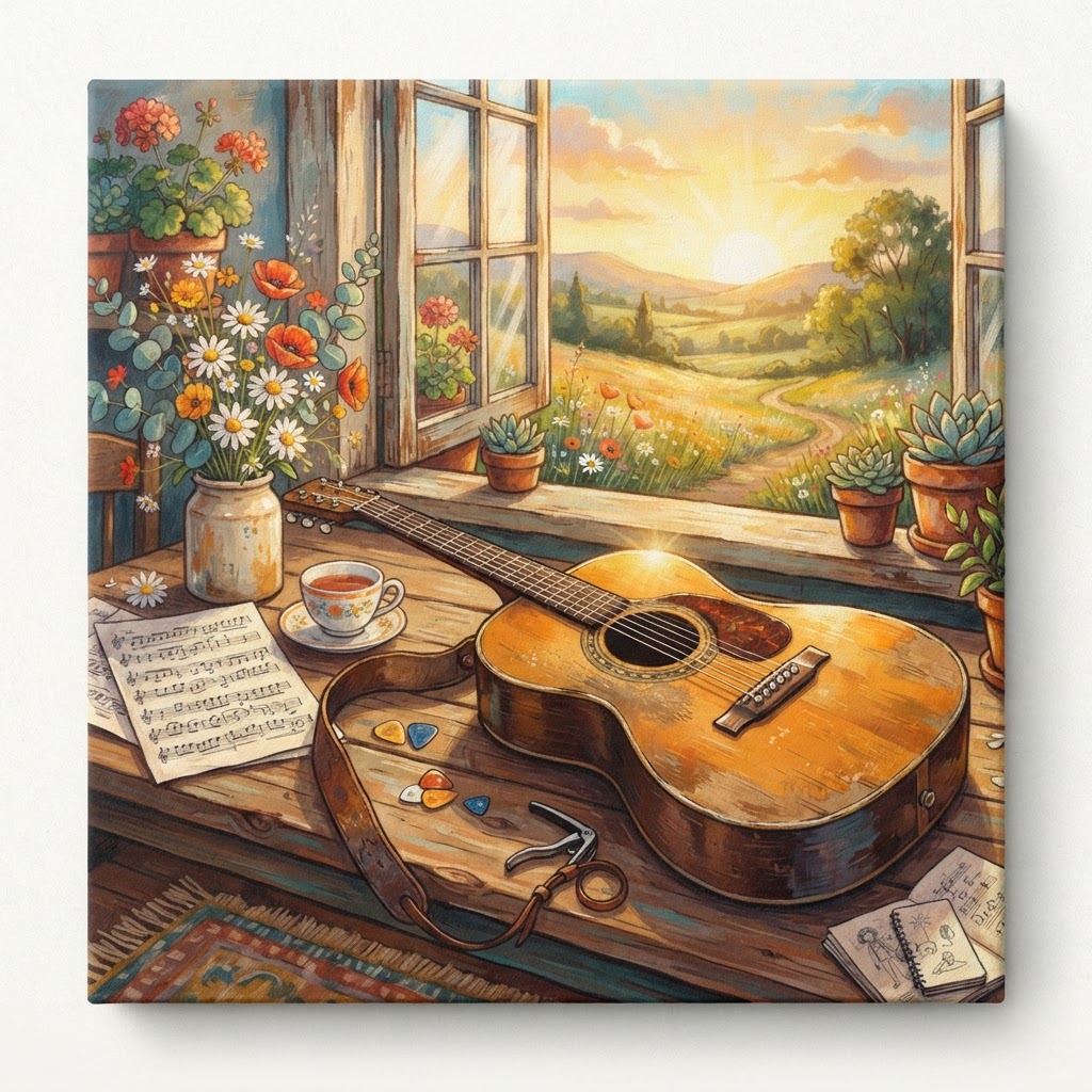 Sun-Drenched Morning Acoustic Folk