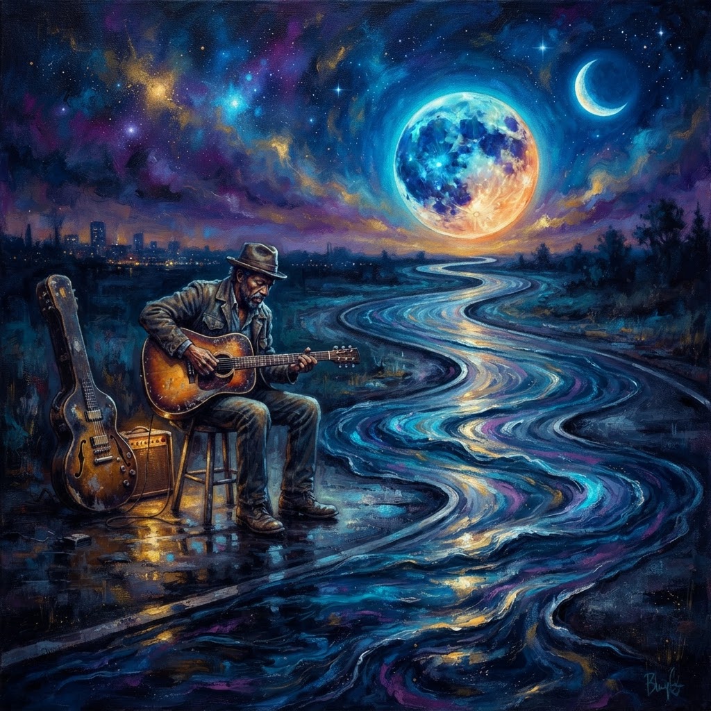 Asphalt Oceans Under Lunar Tides