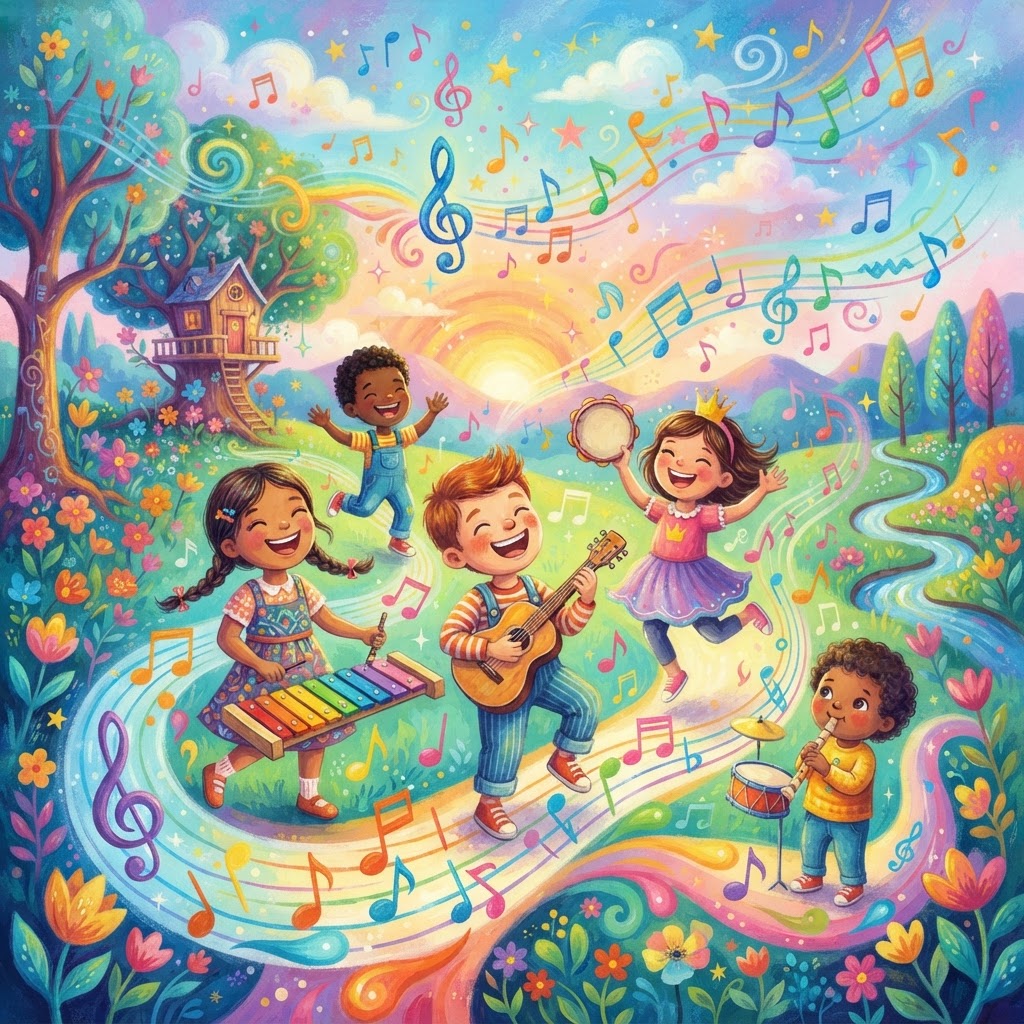 Bouncy Playful Children Melody