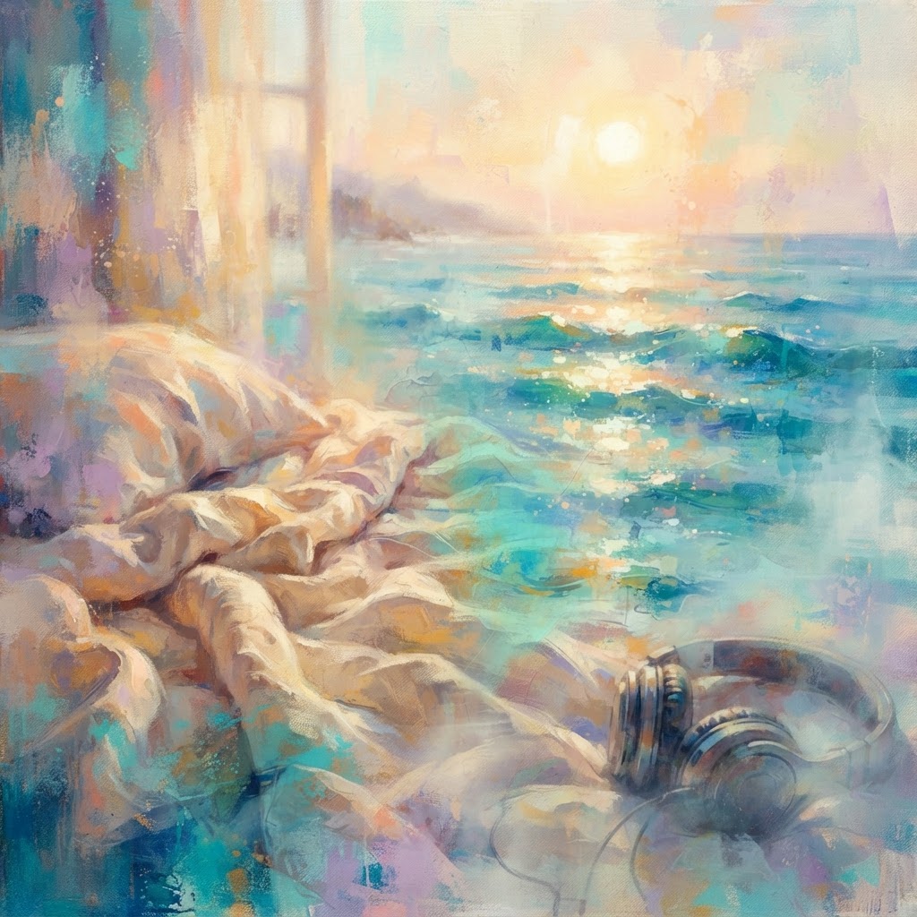 Saltwater Haze On Linen Sheets