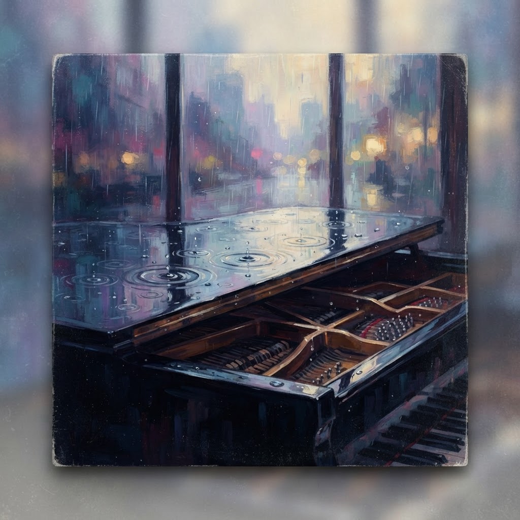 Soft Rain Minimal Piano Reflection