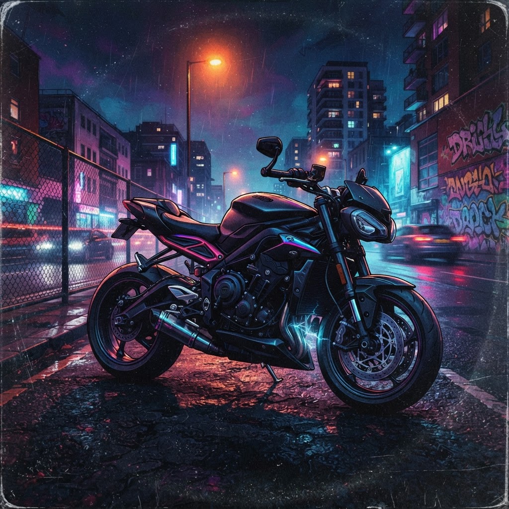 Cold Asphalt Silent Engine hum