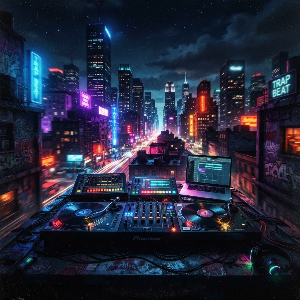 Dark Midnight Urban Trap Beat