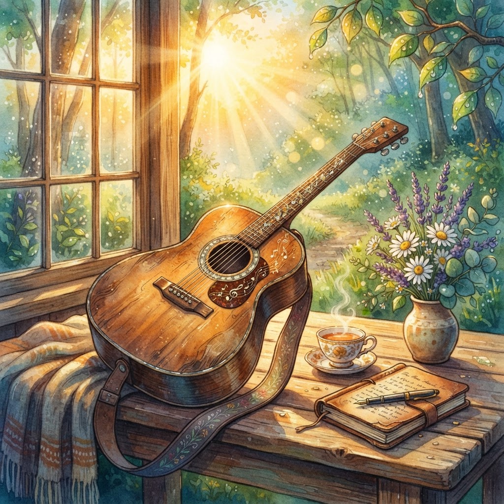 Gentle Morning Sunlight Acoustic Folk
