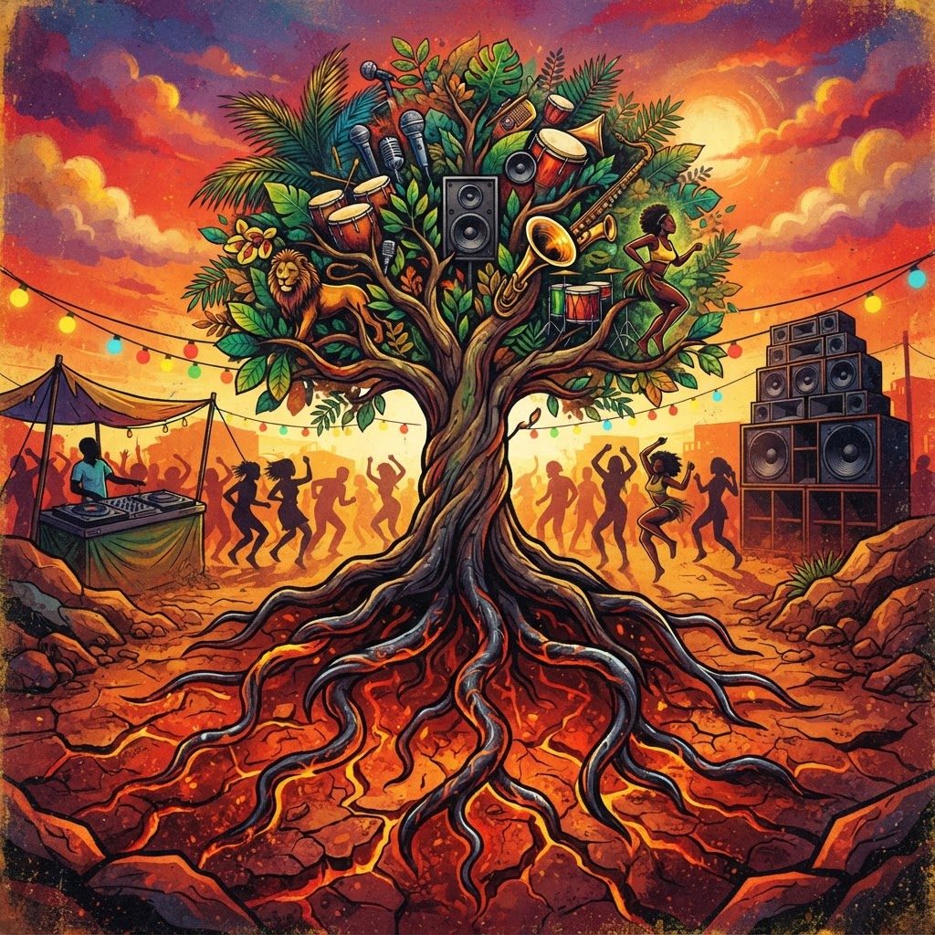 Iron Roots Through Dry Earth