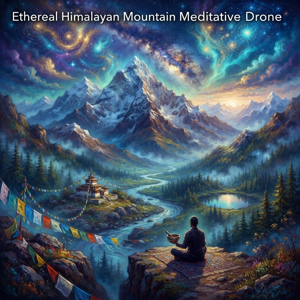 Ethereal Himalayan Mountain Meditative Drone