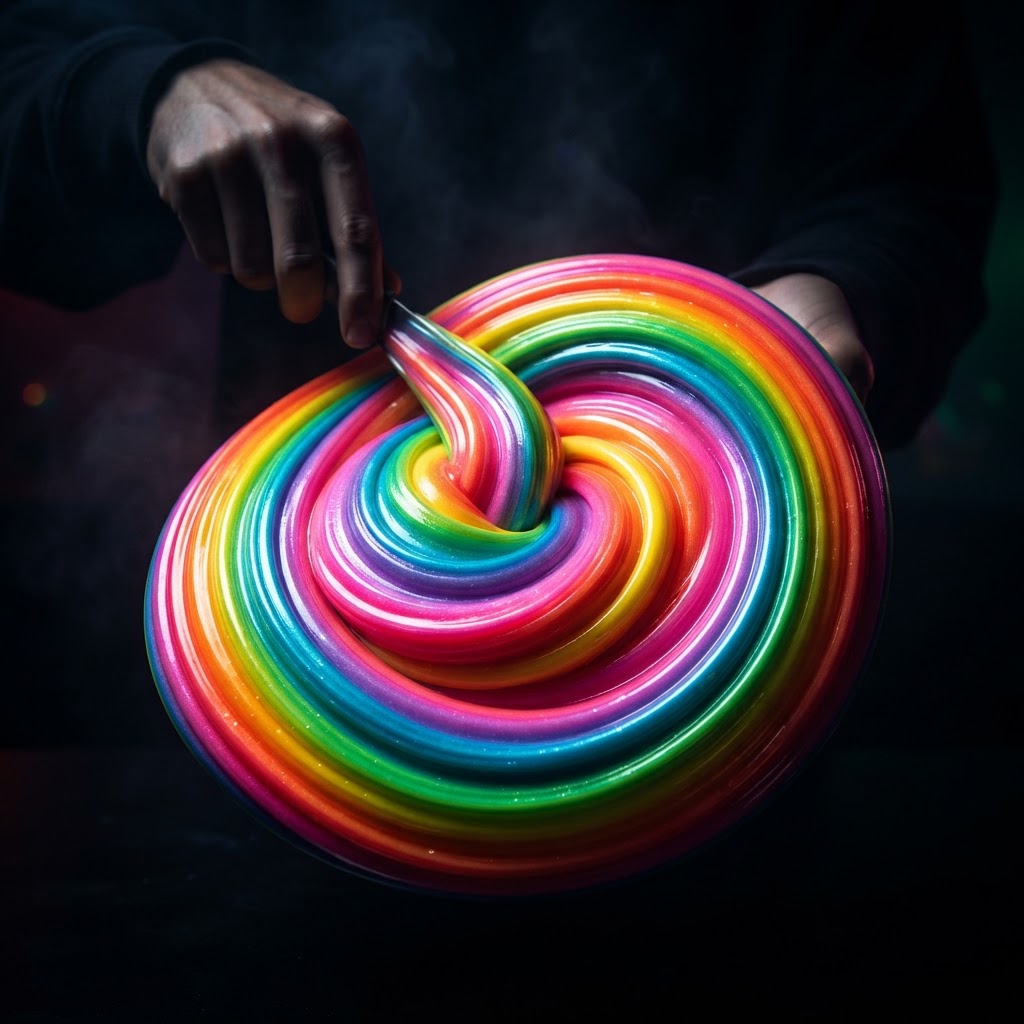 Rainbow Slime Perfection