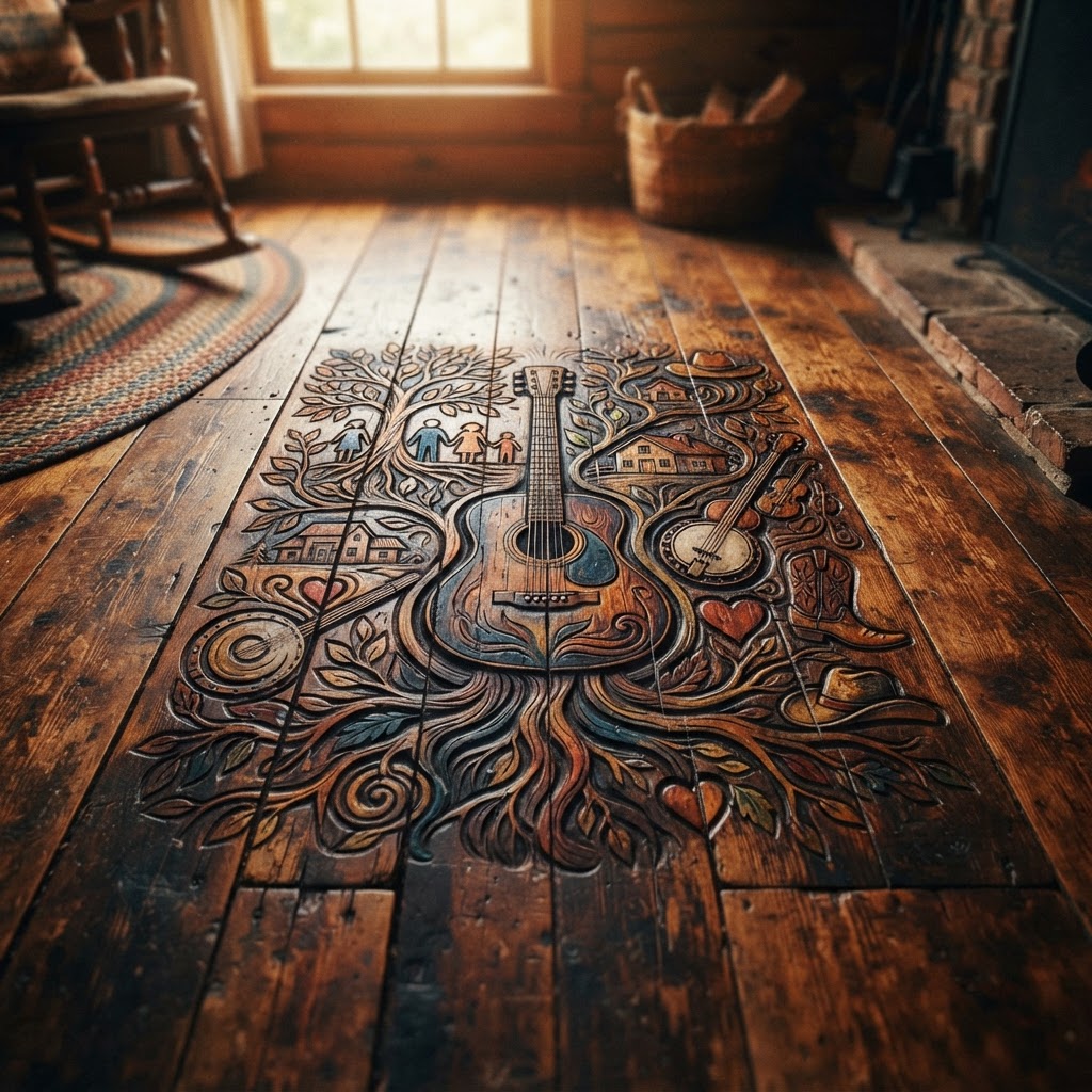 Inheritance Carved In Hardwood Floors