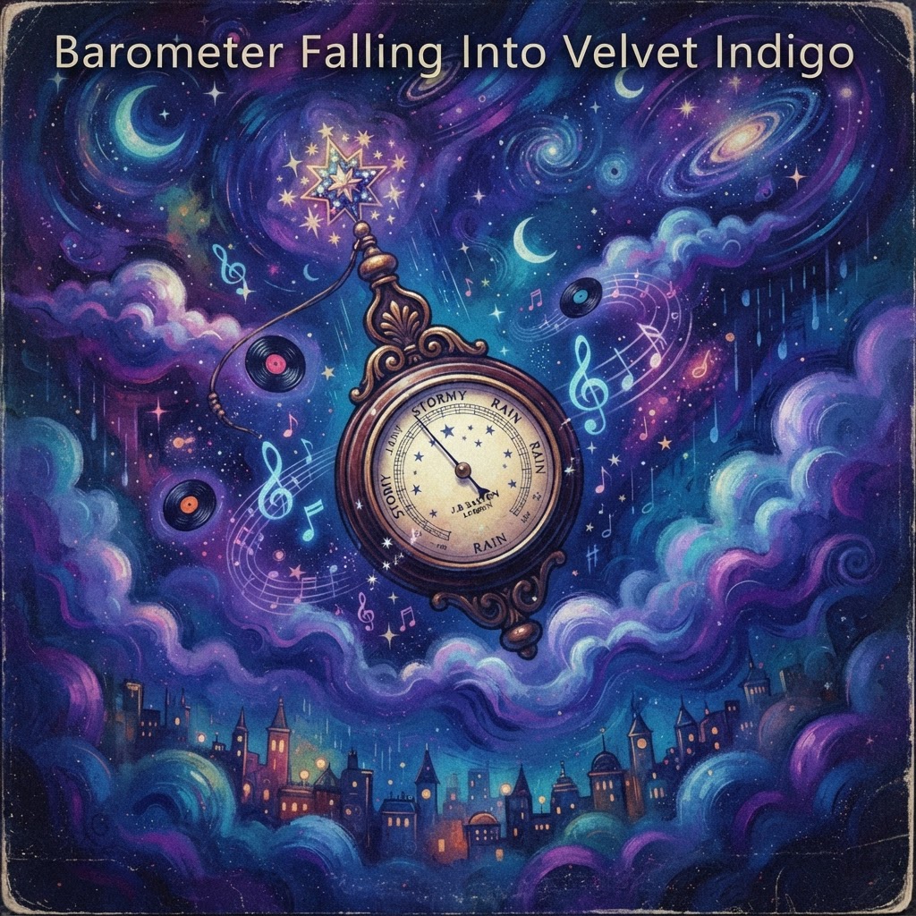 Barometer Falling Into Velvet Indigo