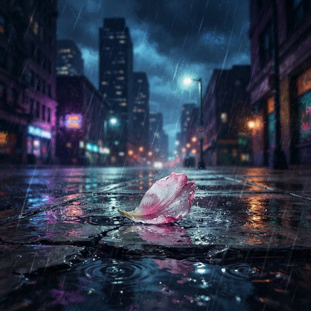 Concrete Petals In The Rain
