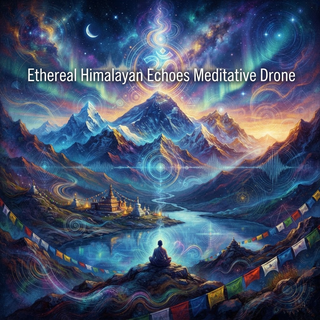Ethereal Himalayan Echoes Meditative Drone