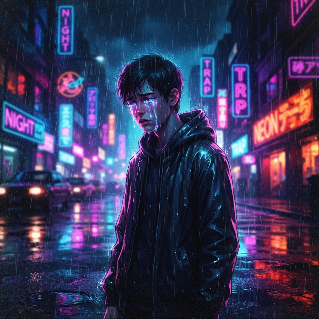 Neon Tears In The Rain