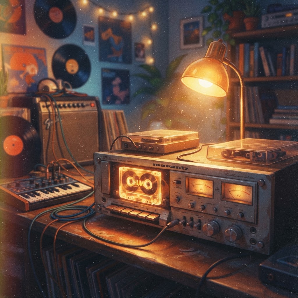 Static Hum In Honey Light