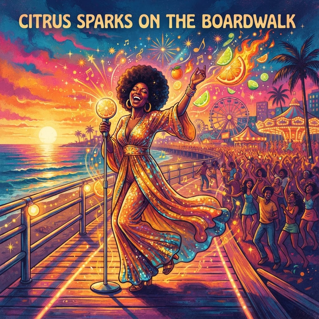 Citrus Sparks On The Boardwalk