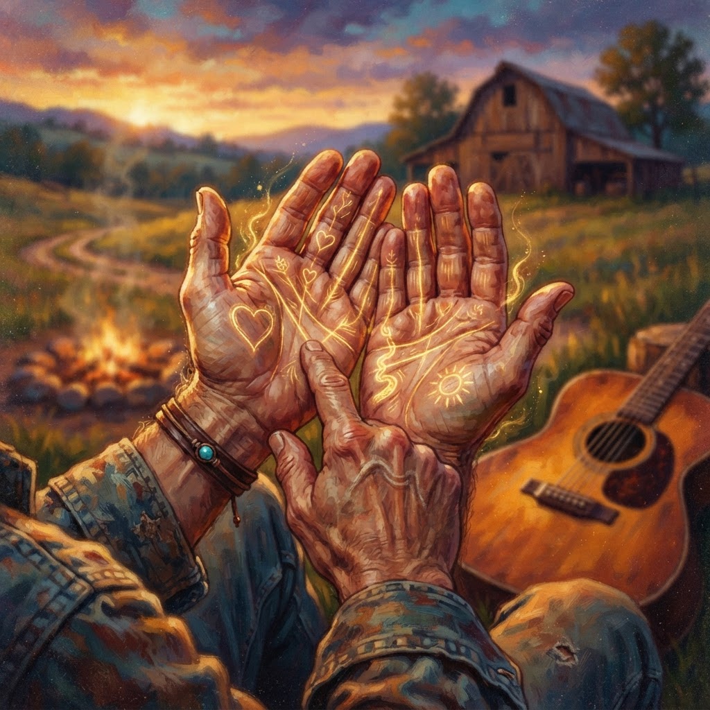 Tracing Patterns On My Palms
