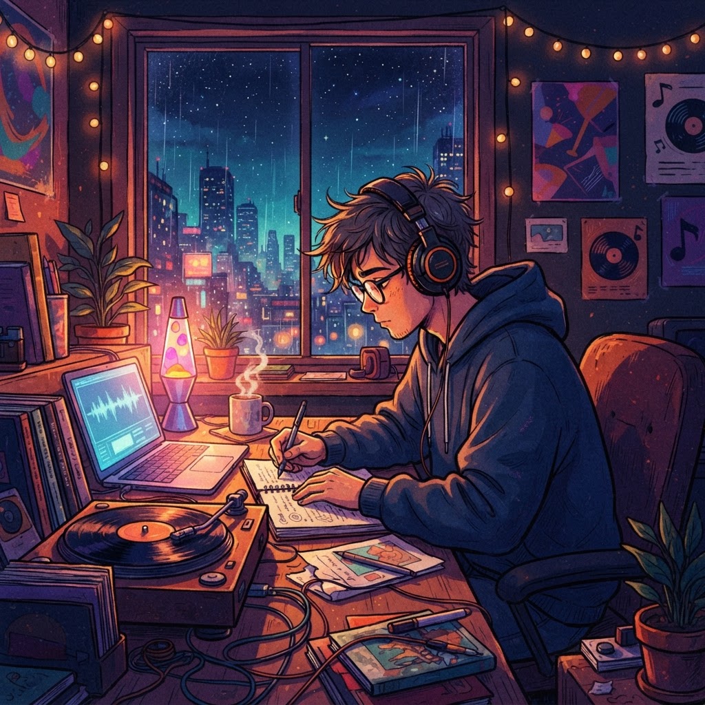 Midnight Study Chill Lo-Fi