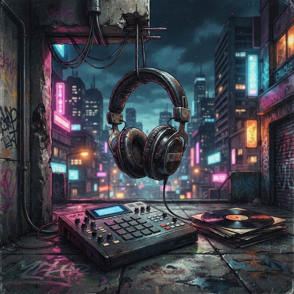 Midnight Concrete Gritty Hip Hop