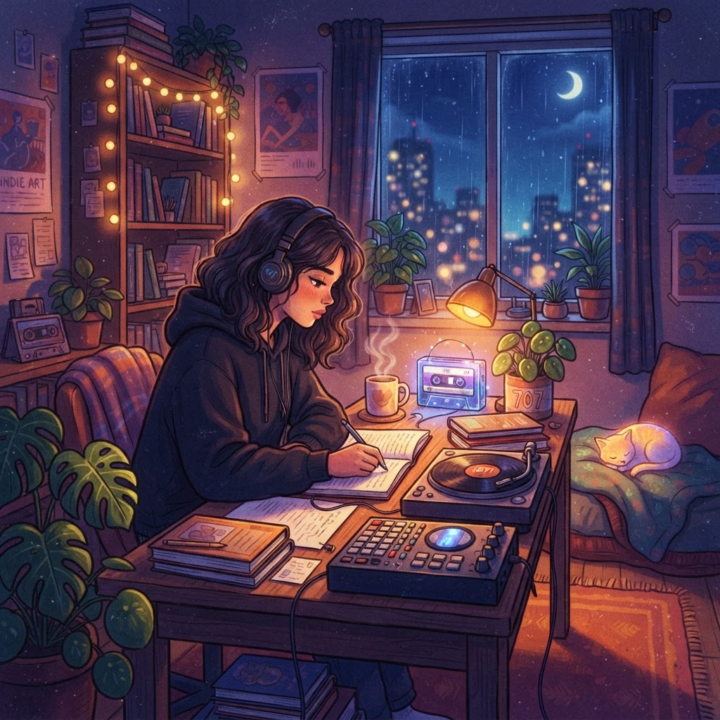 Midnight Study Chill Lo-Fi