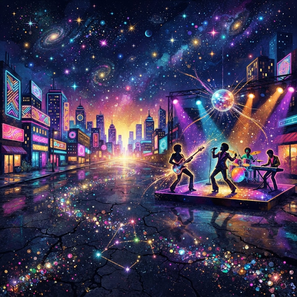 Glitter Under Asphalt Stars